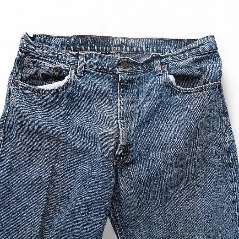 Levi Strauss & Co 550 Vintage 90s Made in‎ USA 100% Cotton Jeans Men's 36 x 32
